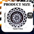 thumbnail image 2 of NUMONE 50 Pcs 7 inch Paper Dessert Plates (Race), 2 of 7