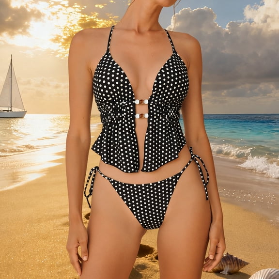 Gymvis Bathing Suits for Women,Womens Bikini Swimsuits,Beach Two Piece Bikini Set,Colors