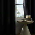 thumbnail image 4 of Brown 100% Blackout Curtains 84 Inch 2 Panels, Luxury Thermal Insulated Curtains for Bedroom Living Room, Soundproof Blackout Window Drapes, Rod Pocket (52W x 84L), 4 of 5