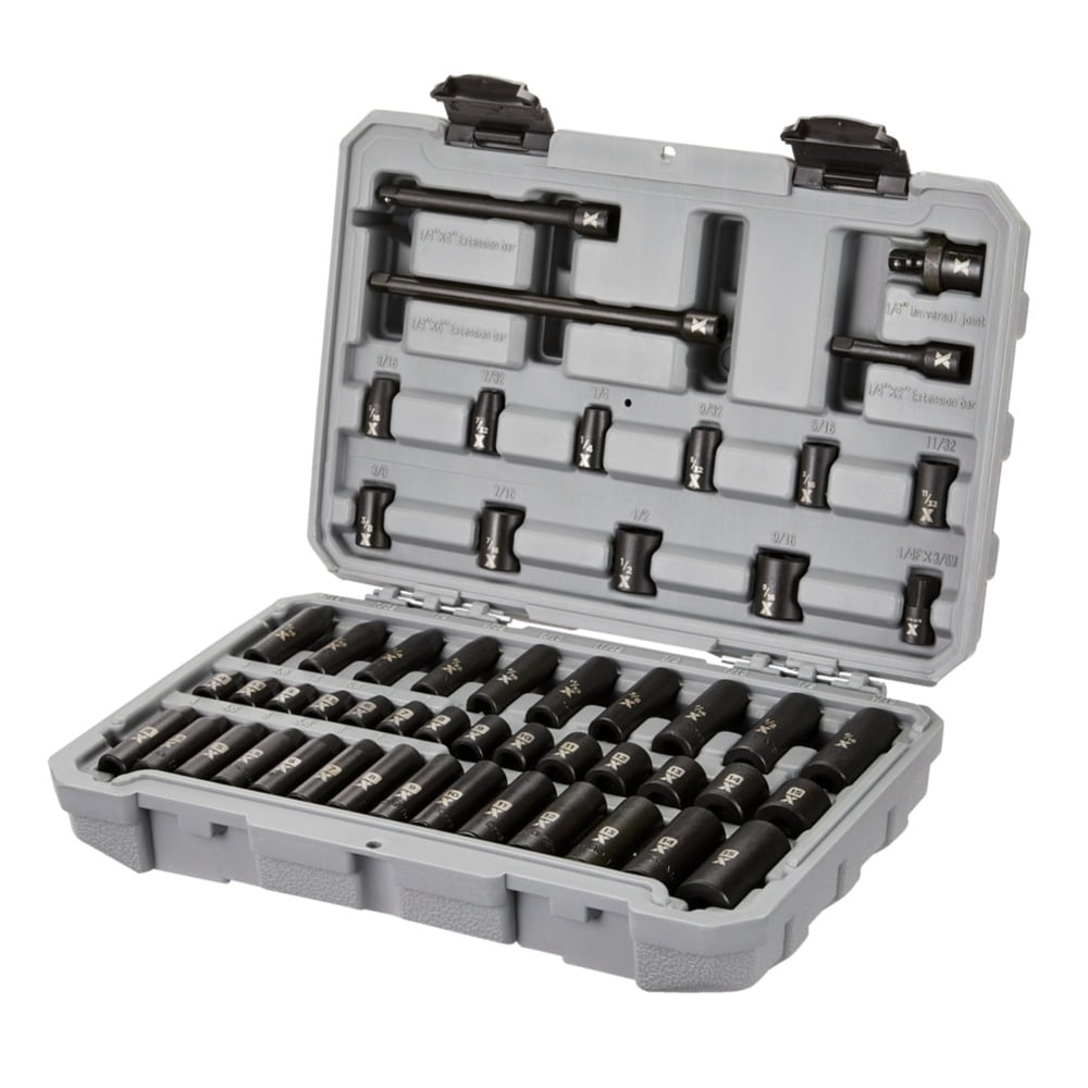 53-Piece 1/4 in. Drive Impact Socket Set