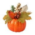 thumbnail image 2 of BYO Pumpkin Decor Craft Kit, Handmade Thanksgiving Halloween Ornament, Foam Pumpkin for Holiday Party Classroom Home Decoration(C), 2 of 4