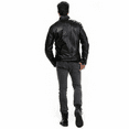 thumbnail image 2 of Noora Men's Authentic Lambskin Leather Jacket Slim Fit Outerwear Soft Premium Black Leather Jacket With Zipper Pocket YK95, 2 of 7