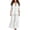 White, variant on Hvogkswy Denim Dress for Women Long Sleeve Lapel Button Down Flowy Long Dress Loose Bohemian Denim Shirt Maxi Dresses with Ruffle Hem