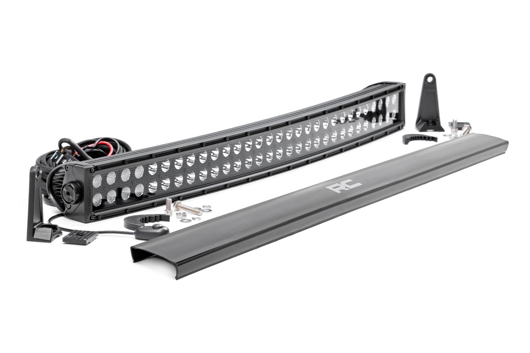 Rough Country 30" Black Series Curved Dual Row CREE LED Light Bar