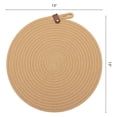 thumbnail image 6 of Unique Bargains Farmhouse Placemats 4pcs Brown 13"x13", 6 of 6
