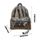 thumbnail image 3 of Mochila transparente e impermeable (1 unidad), ideal para viajes y playa (11,42 x 10,24 x 5,91 pulgadas), gran capacidad, con correas ajustables para actividades al aire libre (negra)., 3 of 9