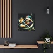 Mandarin Duck Expressionism - Canvas