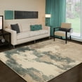 thumbnail image 2 of Superior Pixie Modern Abstract Indoor Area Rug, 5' x 8', Blue, 2 of 6