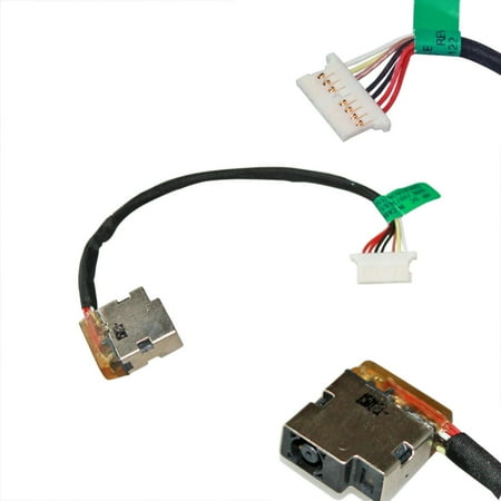 UPC: 0753569812781 | DC POWER JACK HARNESS For HP 799736-Y57 799736-S57 15-AC163NR 15-AC CONNECTOR BL