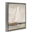 thumbnail image 3 of Stupell Industries Coastal Traditional Sailboat Splash Gray Floating Frame Canvas Art, 18 x 18, by Patricia Pinto, 3 of 8