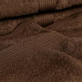 thumbnail image 4 of Beauty Threadz Ultra Soft 8 Piece Towel Set 500 GSM - 100% Pure Cotton, 2 Oversized Bath Towels 27x54, 2 Hand Towels 16x28, 4 Wash Cloths 13x13 - Ideal for Everyday use, Hotel & Spa- Dark Brown, 4 of 7