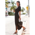 thumbnail image 3 of LASCANA Women's V-Neckline Maxi Dress, 3 of 5