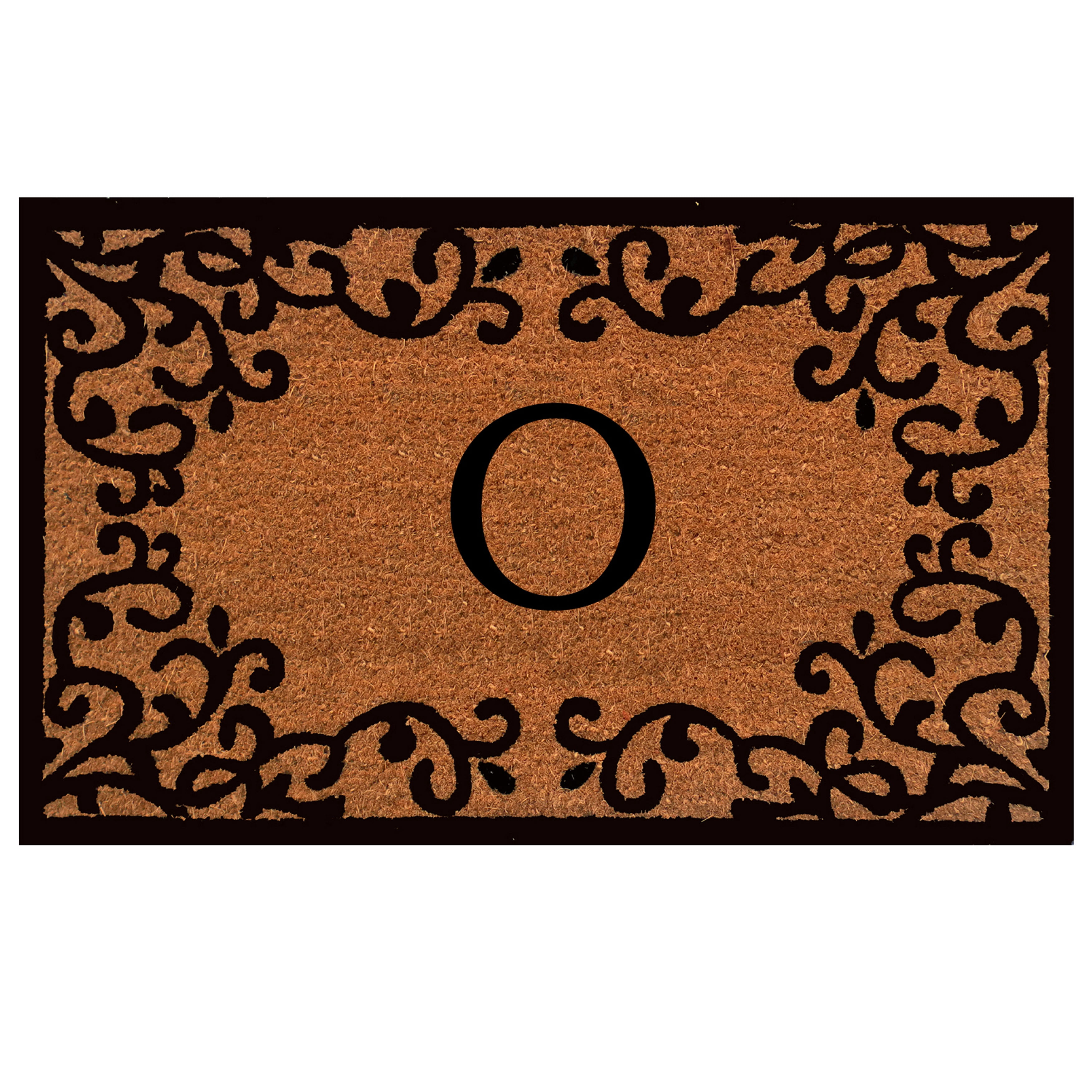 Chateaux Monogram Doormat (Letter O)