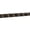 Satin Nickel/Walnut, variant on National Hardware Hook Rail Satin Nickel/White - Smooth Finish, Storage - 27 In, Multicolor