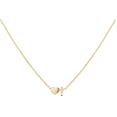 thumbnail image 1 of Collier Lettre Cœur en Acier Inoxydable Petit Collier Lettre Cœur Monogramme pour Femmes Filles, 1 of 4