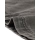 thumbnail image 5 of Chaqueta de mezclilla larga con cinturón y botones de manga larga con solapa para mujer INSPIRE CHIC en negro y gris, 5 of 6