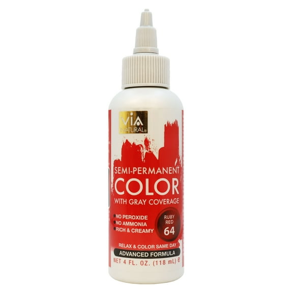Via Natural Hair Color 64 Ruby Red 4 Oz.