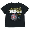 thumbnail image 3 of Marvel Spider-Man Big Boys T-Shirt and Shorts Outfit Set Toddler to Big Kid, 3 of 5