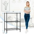 thumbnail image 7 of Dkelincs 3 Tier Shelf Storage Rack Steel Wire Shelving for Storage, Adjustable Utility Metal Shelves 450 lbs for Kitchen Garage Pantry Closet, Black, 7 of 7