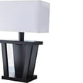 thumbnail image 2 of Contemporary Style Sturdy Table Lamp, Dark Brown, 2 of 5