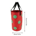 thumbnail image 2 of QJUHUNG Garden Plant Growing Bag 12 Holes Hanging Plants Vegetable Planter Pot for Strawberry Tomato Chili Pepper Home Red, 2 of 7