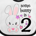 thumbnail image 4 of Inktastic Somebunny is Two-second Birthday Bunny Boys or Girls Baby Bib, 4 of 4
