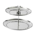 thumbnail image 2 of Soporte para cupcakes, plato de frutas, metal, moderno, soporte para tazas, pasteles, torre, torre de postres para 2 niveles, 2 of 9