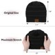 thumbnail image 3 of Gorro Zando de invierno con forro satinado para mujer y hombre, color negro, 3 of 4