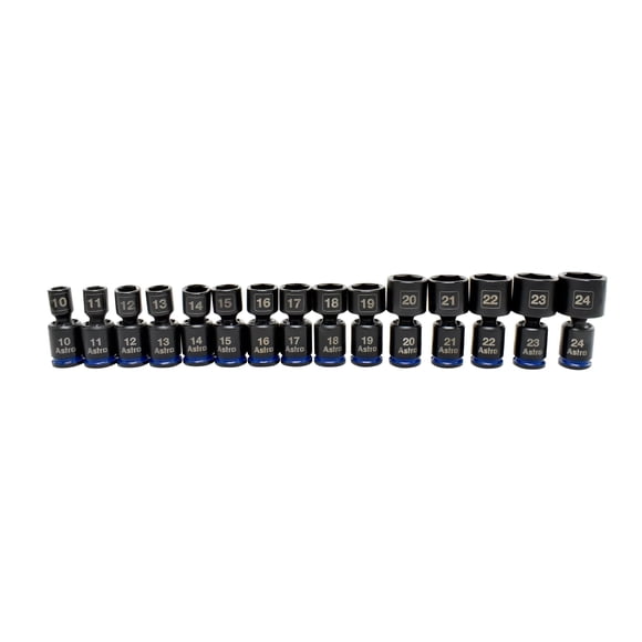 Juego de dados AP Astro 78315 de 3/8" 10-24 mm, 15 piezas