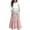 #001Pink, variant on Drmagiyhm Beige Long Dress Girl Size 10-12 Fall Boho Long Sleeves Dress Crew Neck Tiered Maxi Dress with Pockets 12-14 Years