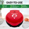 thumbnail image 6 of My Mini Santa Waffle Maker, Red, 6 of 10