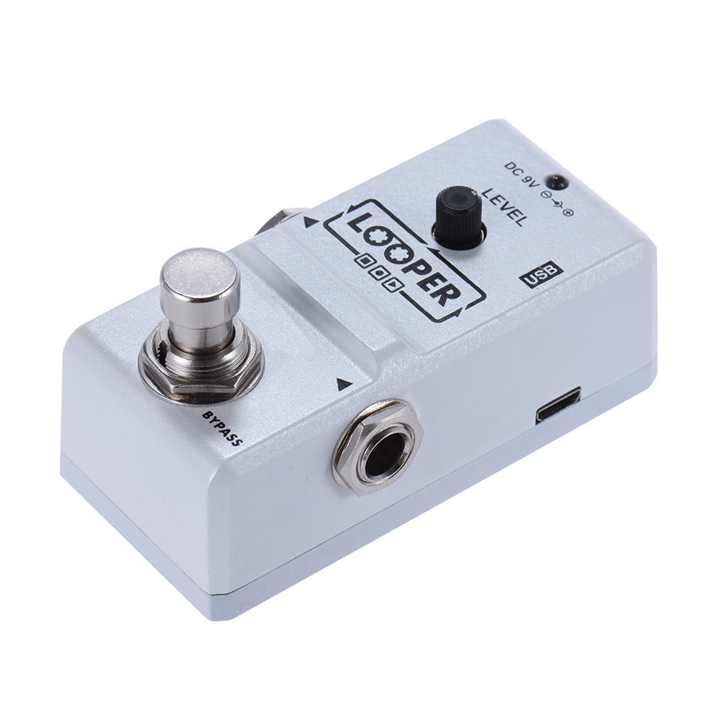 AP-09 Nano Series Loop Electric Guitar Effect Pedal Looper True Bypass Unlimited Overdubs 10 Minutes Recording with USB Cable
