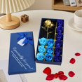 thumbnail image 5 of Moocorvic Valentine'S Day Gifts for Her, 12 Floral Scented Rose Soap Flowers And A Gold Rose Gift Box Birthday Gifts for Women Wife Mom, 5 of 7