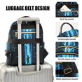 thumbnail image 3 of FORMRS Mini Backpack Purse for Women Quilted Travel Daypack Casual Shoulder Bag, Blue Tree, 3 of 7