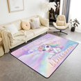 thumbnail image 1 of Erosebridal Girls Unicorn Rugs For Bedroom 3x5, Luxury, 1 of 5