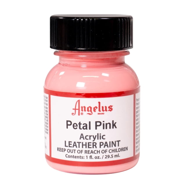 Pintura acrílica Angelus para cuero, 30 ml, color rosa pétalo