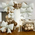 thumbnail image 7 of NOGIS 4 Pcs Giant Red Bow Balloons 39 Inch, Coquette Beige Bowknot Ribbons Balloon/Bow-Knot Foil Balloons for Baby Shower Bridal Gender Reveal Girl Party Wall Decor, 7 of 7