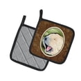thumbnail image 2 of Carolines Treasures SS8717PTHD Golden Retriever Pair of Pot Holders, 7.5HX7.5W, multicolor, 2 of 2
