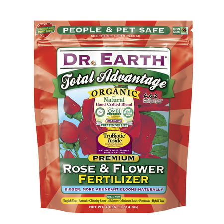 Dr. Earth Organic & Natural Total Advantage Rose & Flower Fertilizer, 4