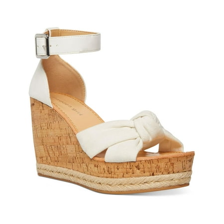 

Madden Girl Womens COLETTE Open Toe Ankle Strap Wedge Heels
