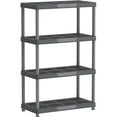 thumbnail image 1 of US Polymers 86501 36 x 18 x 56 in. 4 Tier Shelving Rack, Gray, 1 of 1