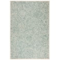 thumbnail image 2 of SAFAVIEH Capri Layla Geometric Wool Area Rug, Blue/Ivory, 4' x 6', 2 of 10