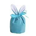 thumbnail image 1 of Easter Candy Bag Super Soft Bunny Ears Design Fine Texture Non-Fading Wear Resistant Decorative Cloth Easter Rabbit Candy Storage Bag Gift Pouch Decor, 1 of 5