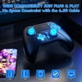 thumbnail image 2 of Controlador de juegos con cable Nonbliep compatible con PS5/PS4/PC, 2 of 6