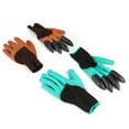 thumbnail image 2 of zhangqiuzhi 2 Pairs Gardening Digging Planting Pruning Tools Garden Claws Gloves, 2 of 14