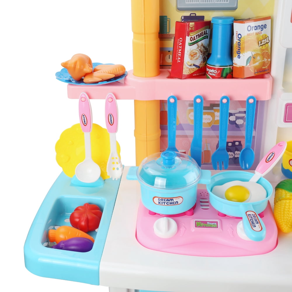 Happy Chef’s Ultimate Kids’ Kitchen Play Set – Complete Pretend Cooking Oven, Pots & Pans, Food, Utensils & Storage (Ages 3+)