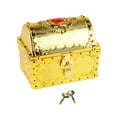 thumbnail image 2 of Pirate Treasure Chest Props Adventurous Treasure Box for Boys Girls Children Aureate, 2 of 8