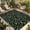 Green Black, variant on Dark Green Leaves Outdoor Rug for Patio/Deck/Porch, Non-Slip Large Area Rug 4 x 6 Ft, Pastoral Watercolor Botanical Plant Indoor Outdoor Rugs Washable Area Rugs, Reversible Camping Rug Carpet Runner