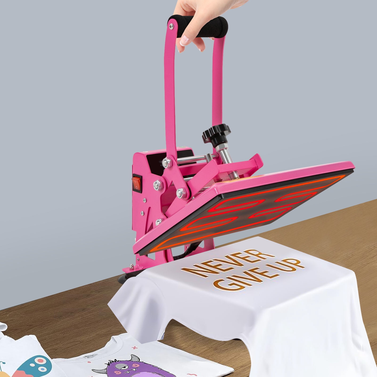 Wildnix Heat Press Machine for Mugs, 700W with Adjustable Temperature (32-450°F), Even Heating, Safety Features, DIY Printing for Mugs, Glasses