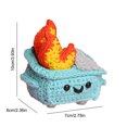 thumbnail image 4 of Fuego Contenedor Basura Ganchillo Apoyo Emocional (A), 4 of 6